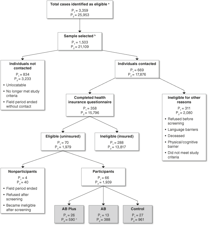 Flowchart linked to text description.