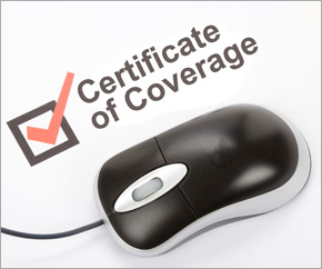 certificate of coverage