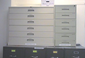 photo of tape files