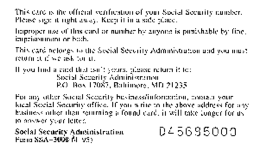 are metal social security cards legal